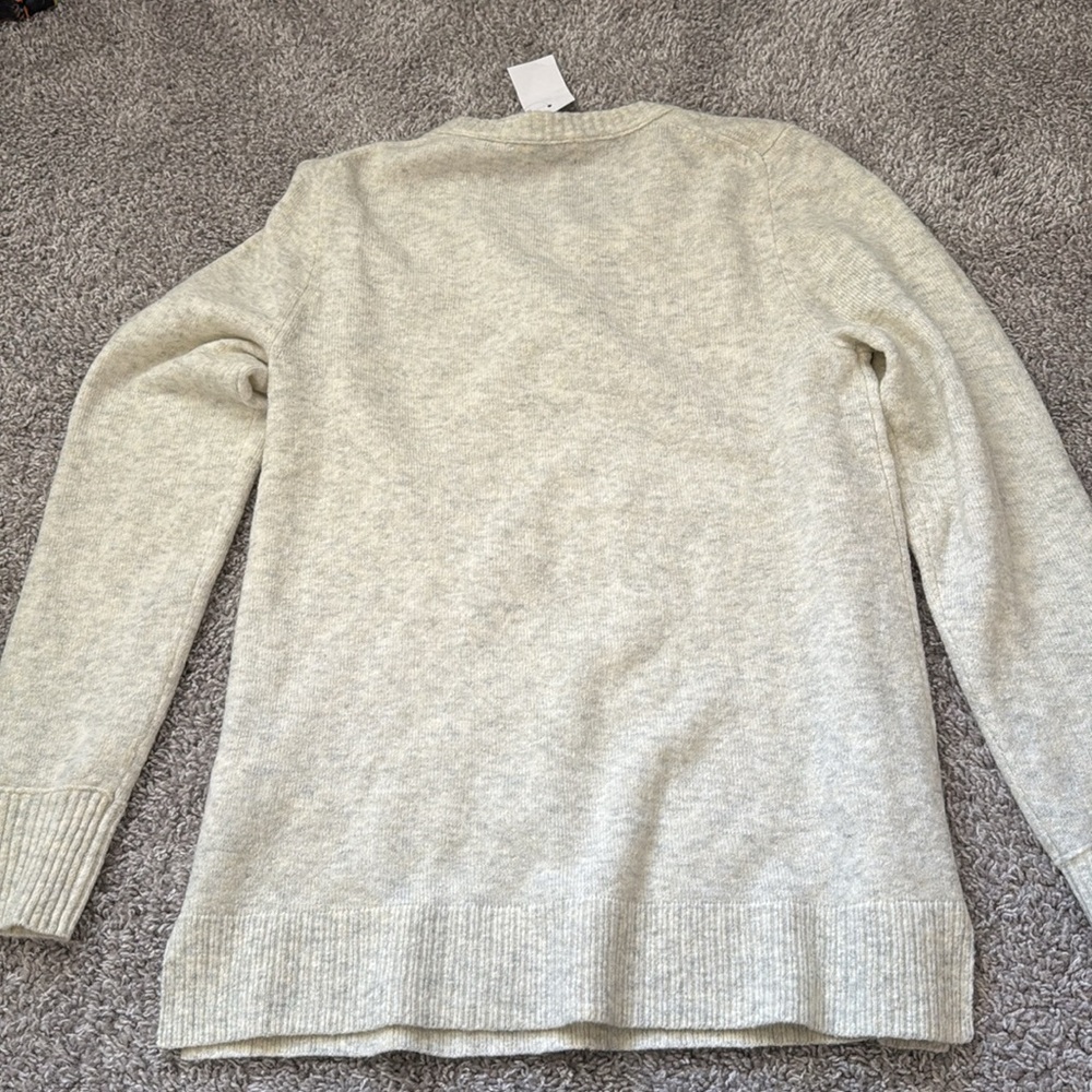 J. CREW - NWT heathered ivory sweater - Picture 5 of 5